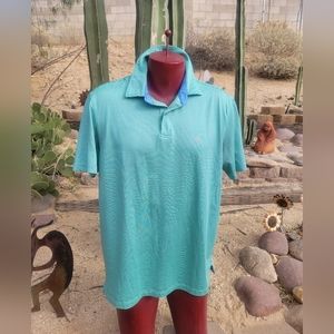 Izod Blue & Green Golf Polo